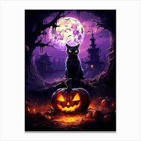 Halloween Cat 1 Canvas Print