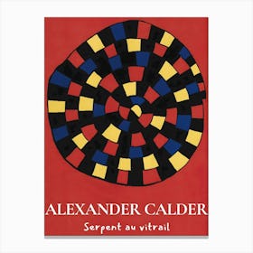 Alexander Calder'S Serpent Du Vital Canvas Print