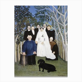 The Wedding Party, Henri Rousseau Canvas Print