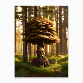 Tree In The Forest 6 Canvas Print