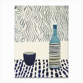 Bottle And Cup Canvas Print