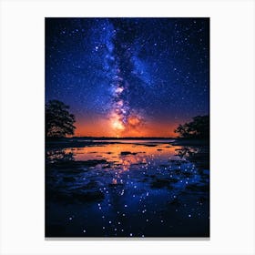 Starry Night Sky 3 Canvas Print