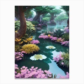Lily Pond 4 Canvas Print