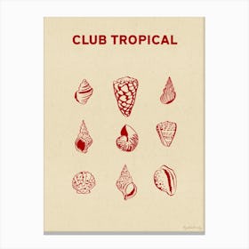 Club Tropical 2 Canvas Print