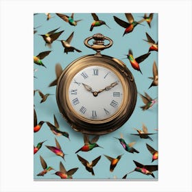 Birds Of Time Canvas Print