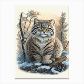 Pallas Cat 1 Canvas Print