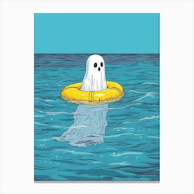 Ghost In The Water 3 Canvas Print