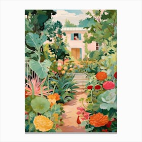 House Garden 3 Canvas Print