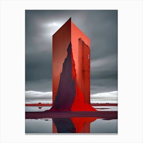 'The Red Tower' Canvas Print
