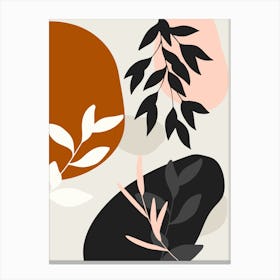 Abstract Leaves 3 Canvas Print