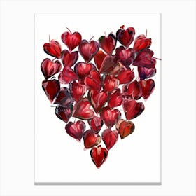 Valentine'S Day Heart Canvas Print