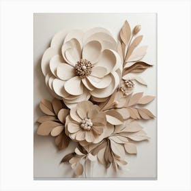 Paper Flowers Canvas Print