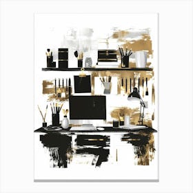 Office Desk Canvas Print Canvas Print