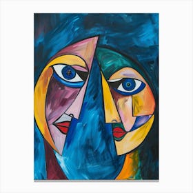 Two Faces Canvas Print