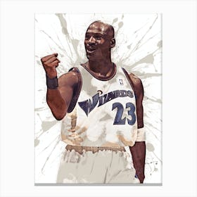Michael Jordan Washington Wizards 2 Canvas Print