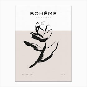 Boho Bohemian 1 Rose Canvas Print