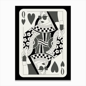 Queen of Hearts Drinking Poster Canvas Print