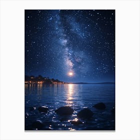 Night Sky With Milky 4 Canvas Print