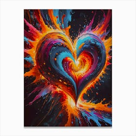 Heart Of Love~ Escape Clause ~ Reimagined Canvas Print