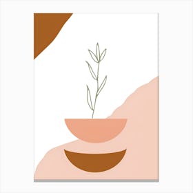 Plant In A Bowl Canvas Print