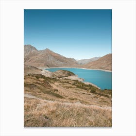 Mont Cenis Lake, Landscape Canvas Print