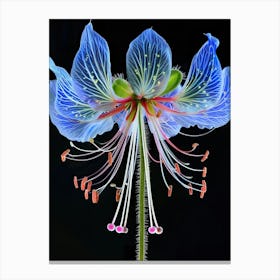 Blue Flower 4 Canvas Print