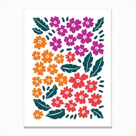 Floral Print Canvas Print