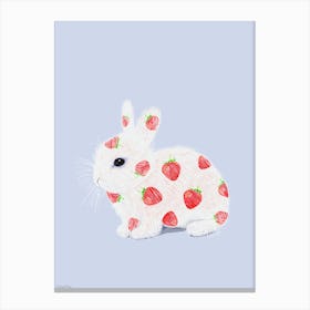 Strawberry Bunny 1 Canvas Print