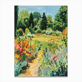 Barnes Common London Parks Garden 2 Painting Canvas Print