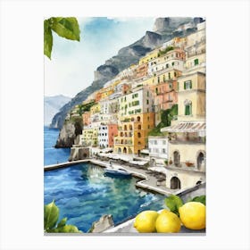 Positano Canvas Print