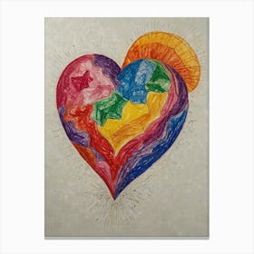 Earth Heart Canvas Print