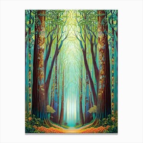 Forest Path 56 Canvas Print