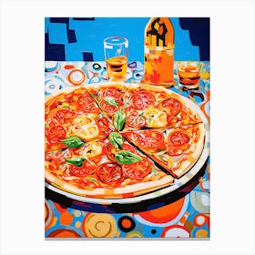 Pizza Pop Art Inspired 2 Canvas Print