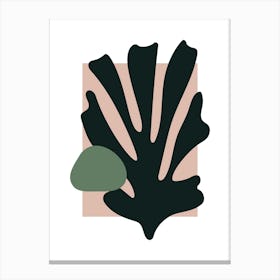 Organic Shape Cut Outs Matisse Canvas Print