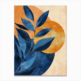 Blue And Orange Canvas Print Canvas Print