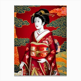 Geisha 8 Canvas Print