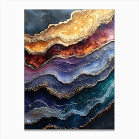 Stunning Whimsical Marble Canvas Print