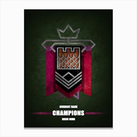 Castle Rainbow Six 1 Canvas Print