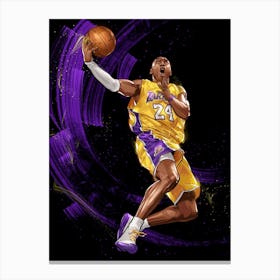 Kobe Bryant basketball Canvas Print