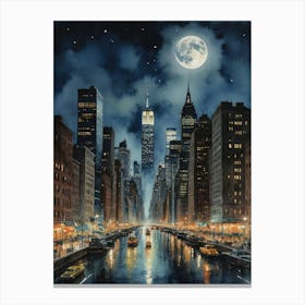 A Different View of the Big Apple Canvas Print