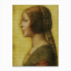 “La Bella Principessa”, Profile Of A Young Fiancee Canvas Print