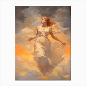Athena Greek Goddess Painting 2 Canvas Print