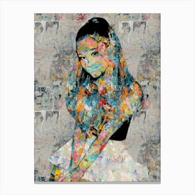 Ariana Grande Painting Canvas Print