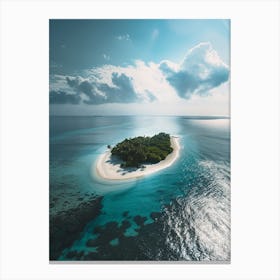 Island In The Middle Of The Ocean Canvas Print