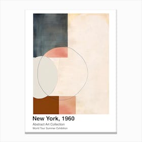 World Tour Exhibition, Abstract Art, New York, 1960 11 Canvas Print