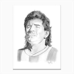 Maradona Canvas Print