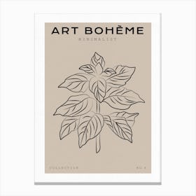 Boho Bohemian 8 Mint Canvas Print