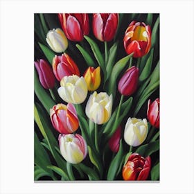 Tulips  Flower Canvas Print
