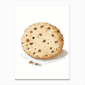 Chocolate Chip Cookie Bakery Product Quentin Blake Illustration Canvas Print