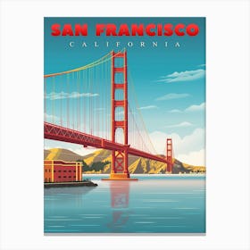 Golden Gate Bridge In San Francisco Canvas Print